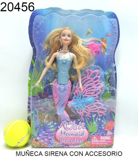 Imagen de MUÑECA SIRENA CON ACCESORIO 8.23